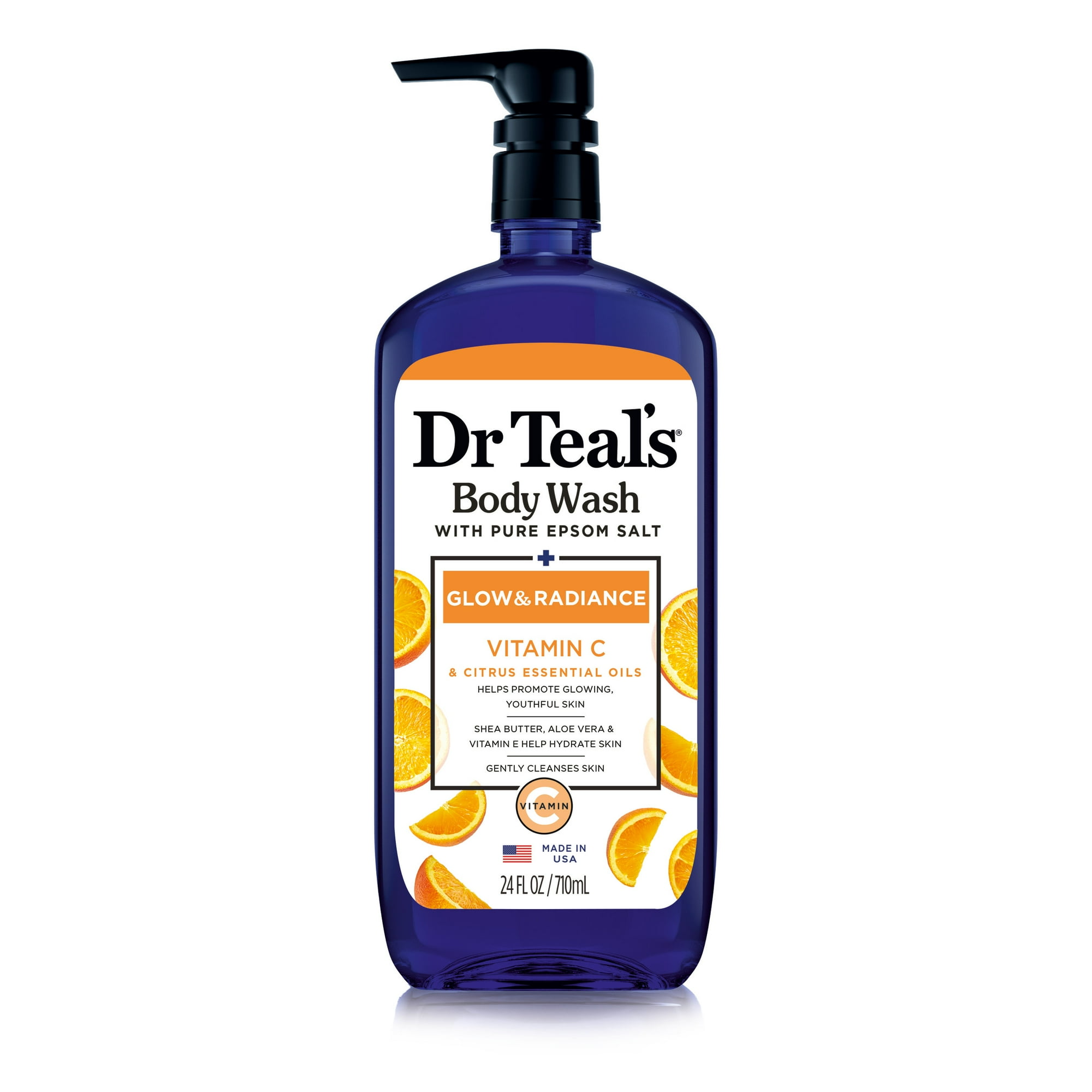Body Wash - Glow & Radiance by Dr Teal's - Non-toxic, STOP rated product free from harmful chemicals
