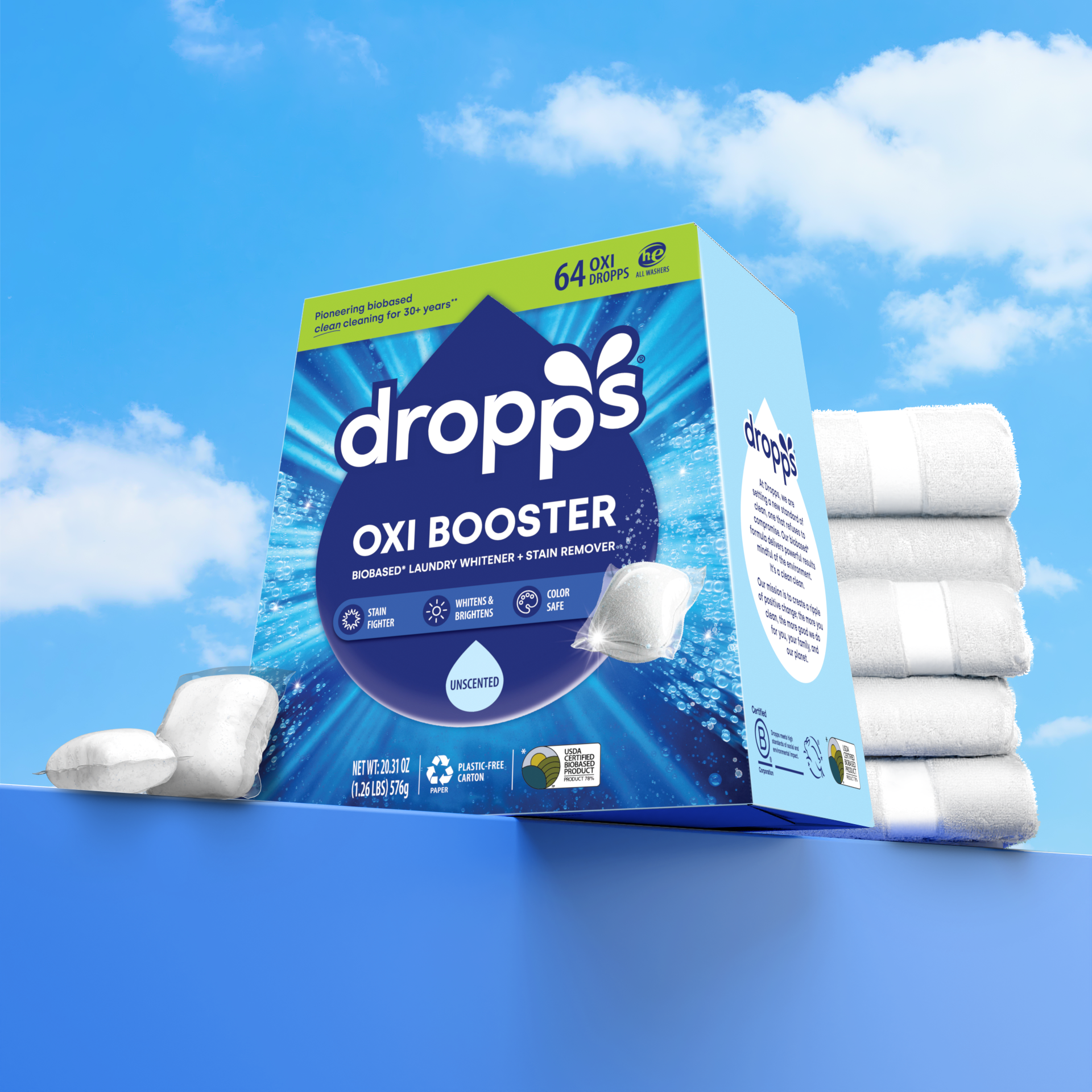 Oxi Booster by Dropps - Non-toxic, SLOW rated product free from harmful chemicals