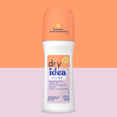 Antiperspirant & Deodorant Roll-On - Unscented by dry idea - Non-toxic Deodorants product rated STOP by Million Marker, free from BPA, phthalates, and parabens