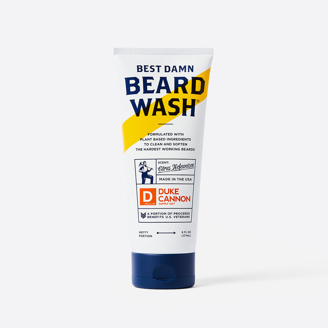 Best Damn Beard Wash by DUKE CANNON - Non-toxic, STOP rated product free from harmful chemicals