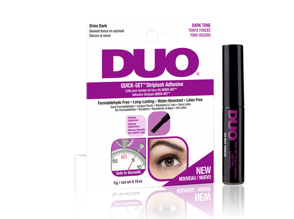 Quick Set Striplash Adhesive - Dark Tone by DUO - Non-toxic Cosmetics product rated STOP by Million Marker, free from BPA, phthalates, and parabens