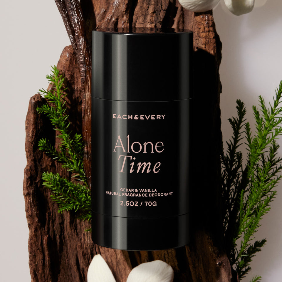 Natural Fragrance Deodorant - Alone Time Cedar & Vanilla by EACH & EVERY - Non-toxic Deodorants product rated SLOW by Million Marker, free from BPA, phthalates, and parabens