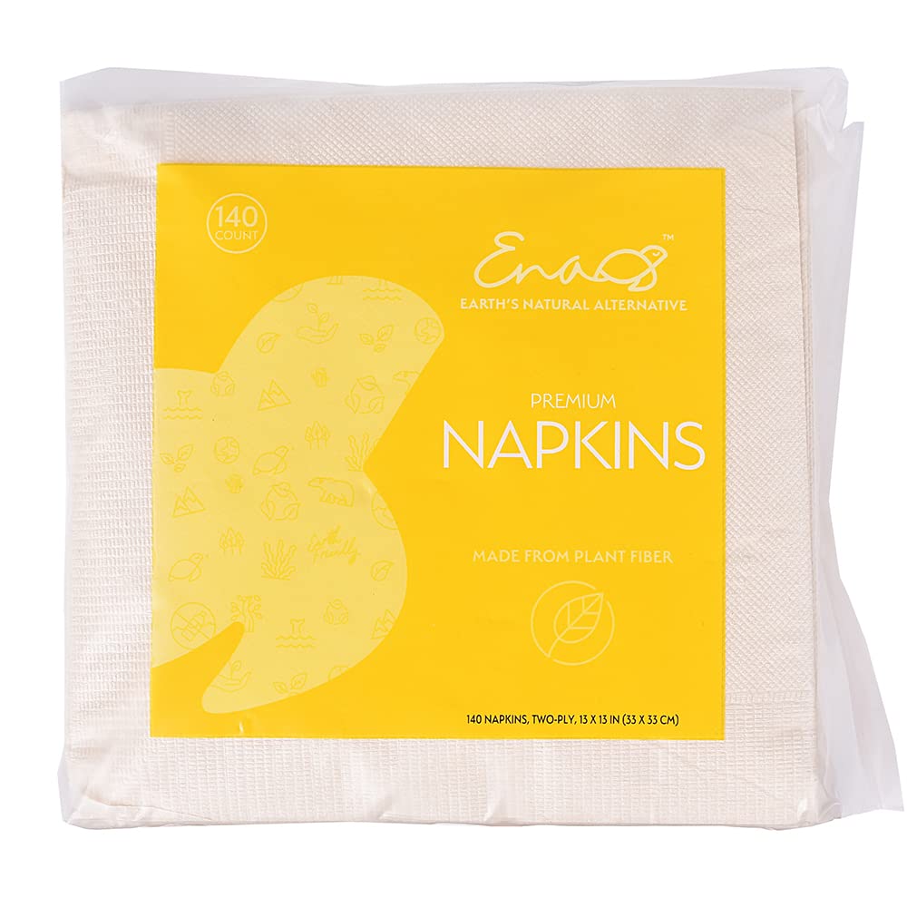 Premium Napkins by EARTH'S NATURAL ALTERNATIVE - Non-toxic, SLOW rated product free from harmful chemicals