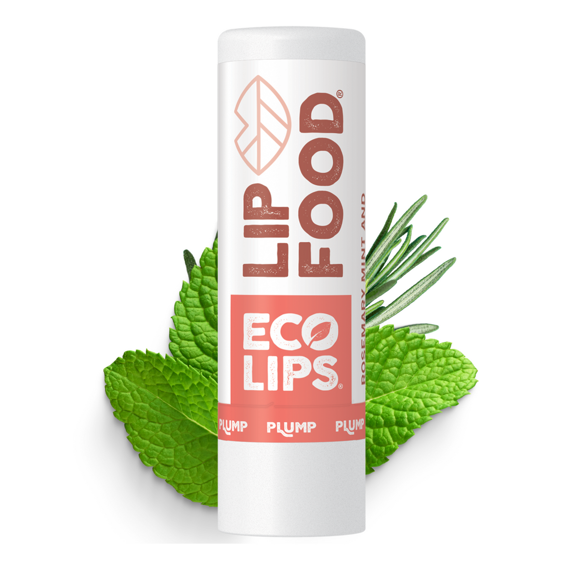 Lip Food Plump Lip Balm - Rosemary Mint by ECO LIPS - Non-toxic, SLOW rated product free from harmful chemicals