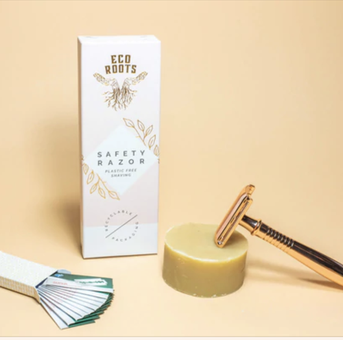 Zero-Waste Shaving Kit for Women by ECO Roots - Non-toxic, GO rated product free from harmful chemicals