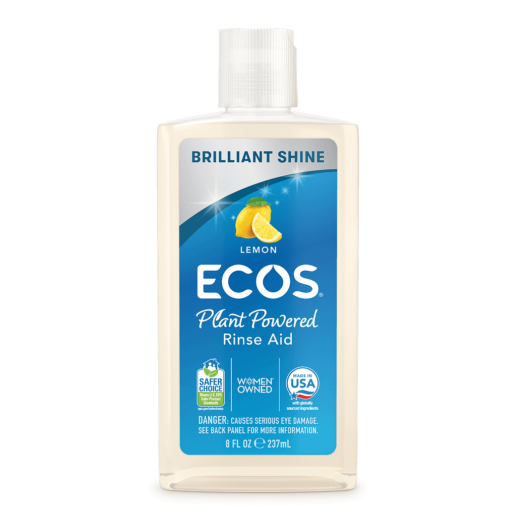 Plant Powered Rinse Aid - Lemon by ECOS - Non-toxic, SLOW rated product free from harmful chemicals