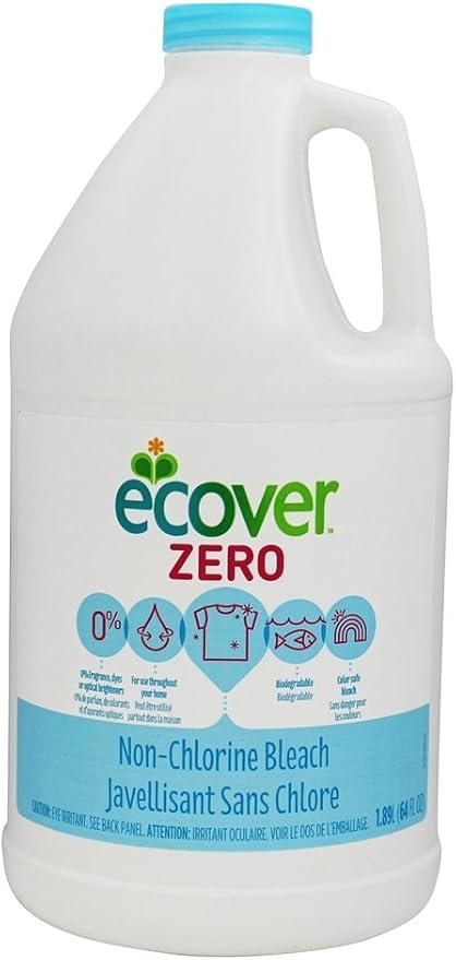 Non Chlorine Bleach by ecover - Non-toxic Laundry product rated GO by Million Marker, free from BPA, phthalates, and parabens