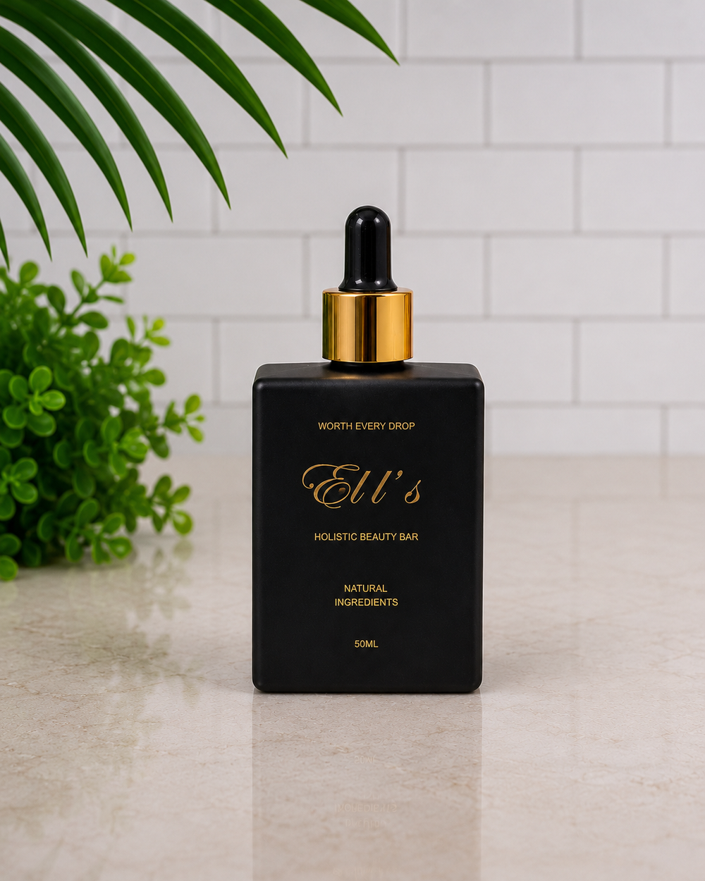 Organic Hair Growth Serum by Ell's HOLISTIC BEAUTY BAR - Non-toxic, SLOW rated product free from harmful chemicals