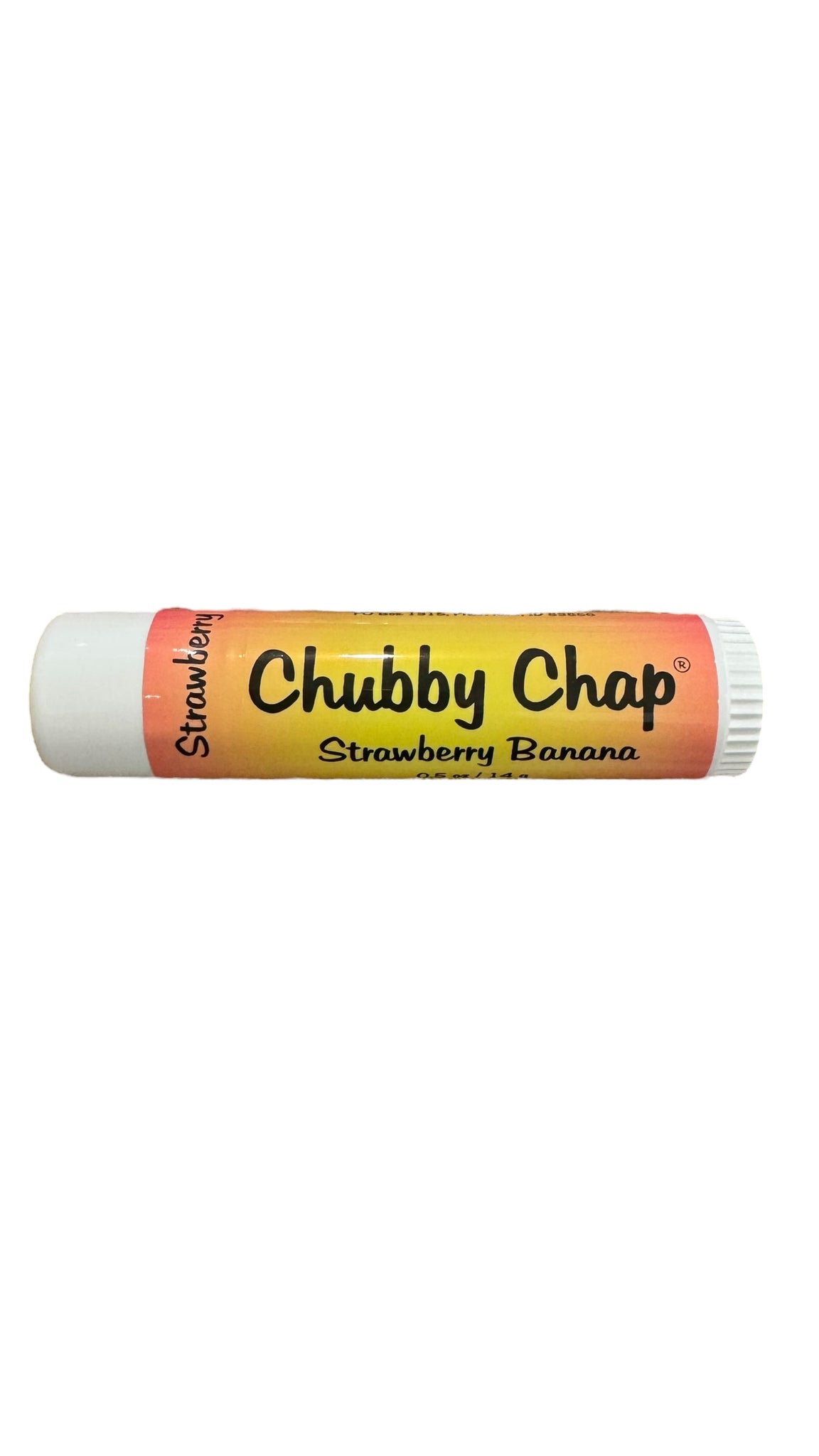 Chubby Chap Lip Balm - Strawberry Banana by Elli-Rose Essentials - Non-toxic Lip Balms product rated STOP by Million Marker, free from BPA, phthalates, and parabens