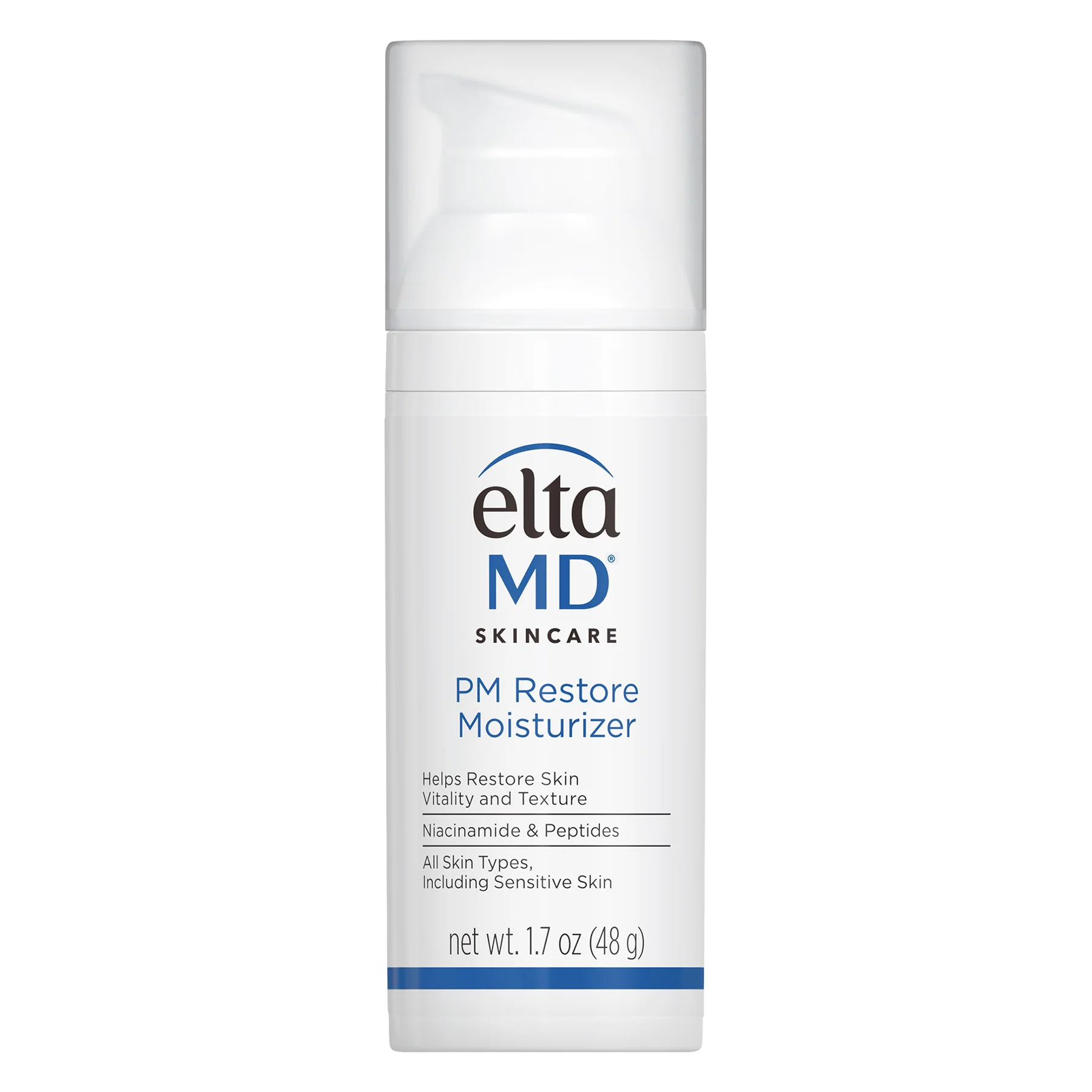 PM Restore Moisturizer by elta MD SKINCARE - Non-toxic Facial Care product rated STOP by Million Marker, free from BPA, phthalates, and parabens