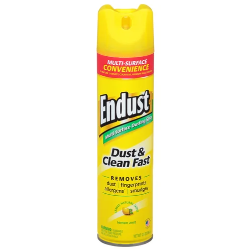 Multi-surface Dusting Spray - Lemon Zext by Endust - Non-toxic Household Cleaning Products product rated STOP by Million Marker, free from BPA, phthalates, and parabens