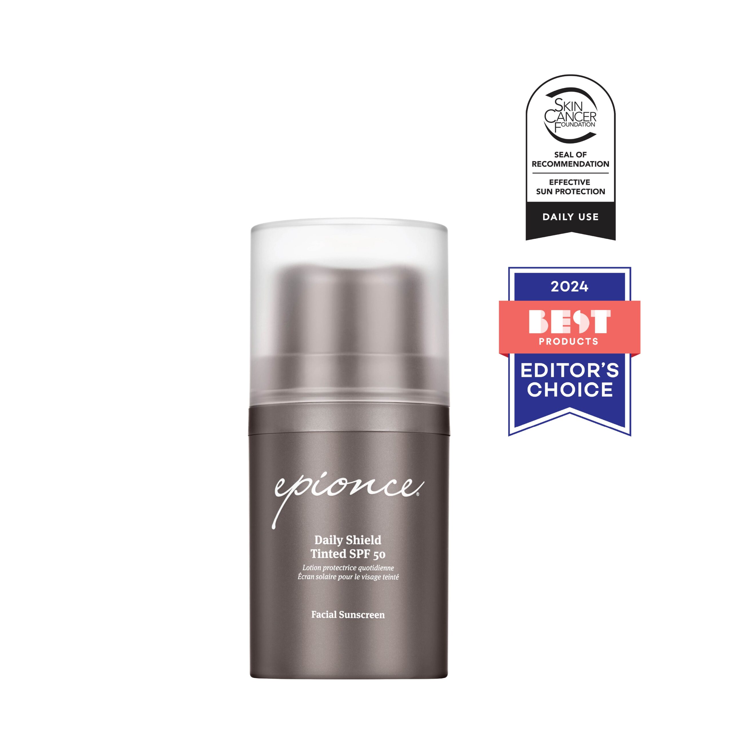 Daily Shield Tinted SPF 50 by Epionce - Non-toxic Sunscreens product rated STOP by Million Marker, free from BPA, phthalates, and parabens