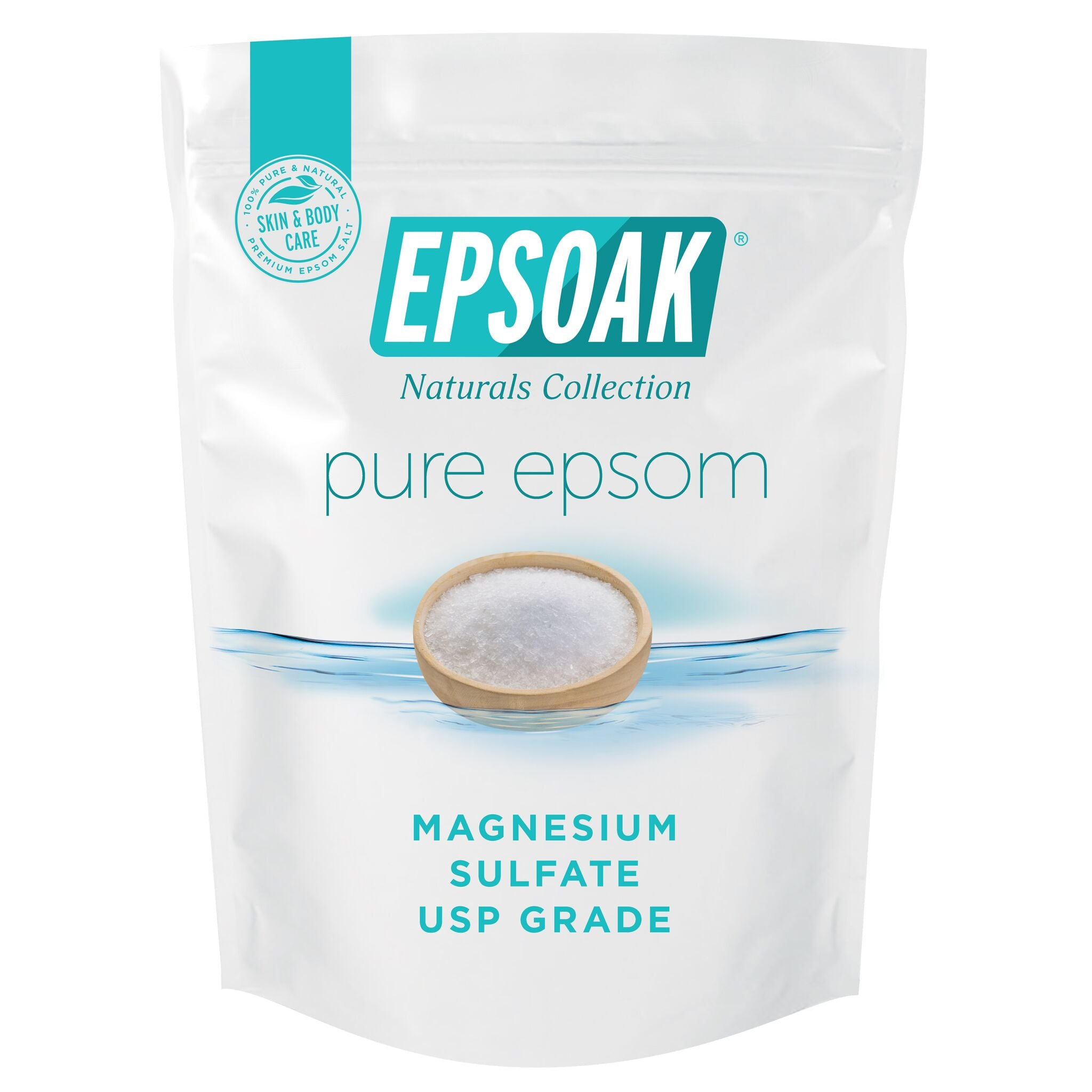Pure Epsom Salt Magnesium Sulfate USP by EPSOAK - Non-toxic Soaps + Body Washes product rated GO by Million Marker, free from BPA, phthalates, and parabens