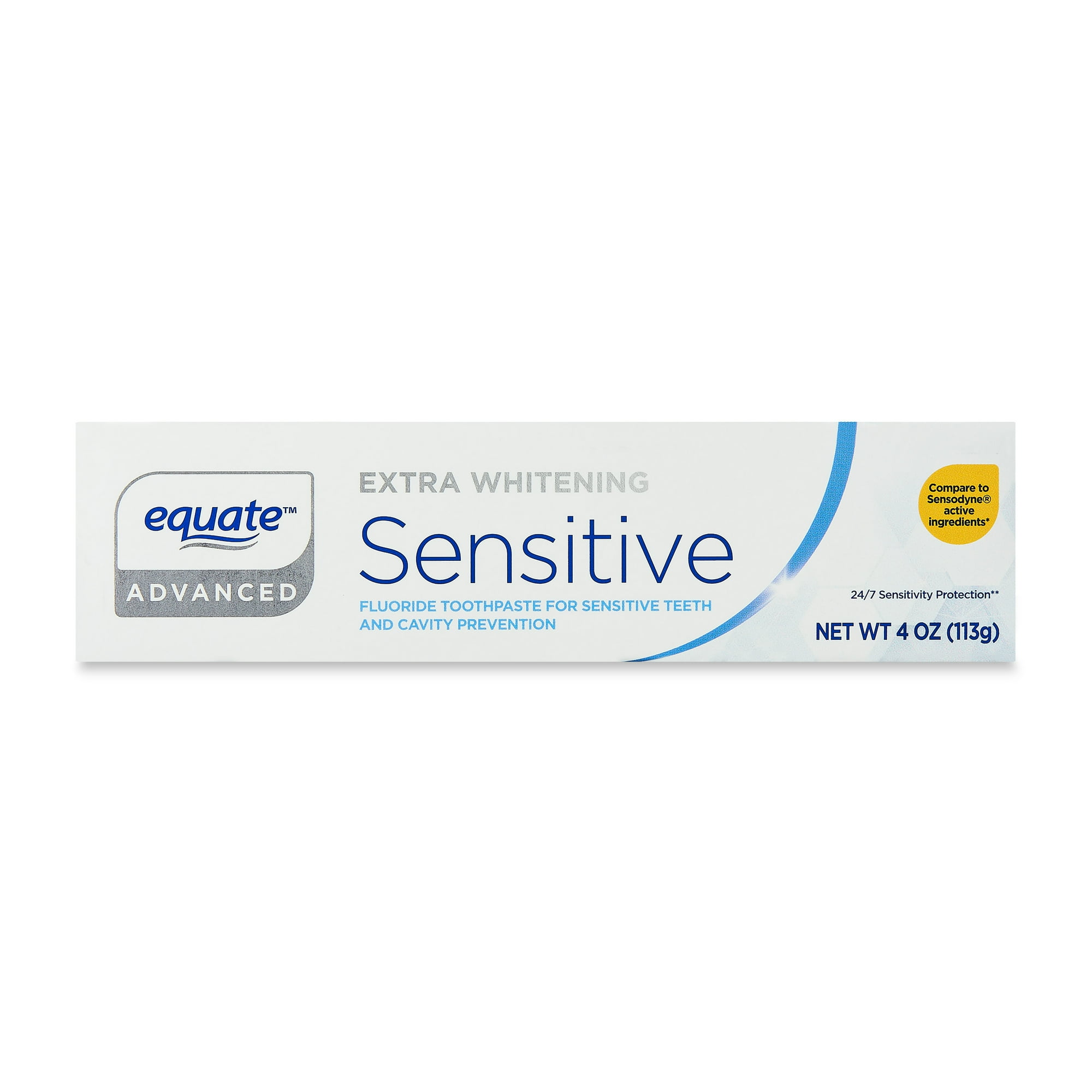 Advanced Sensitive Extra Whitening Toothpaste by equate - Non-toxic, STOP rated product free from harmful chemicals