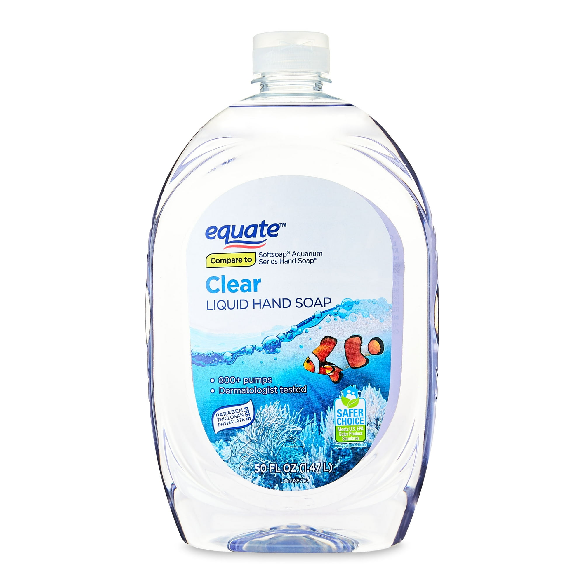 Clear Liquid Hand Soap by equate - Non-toxic Soaps + Body Washes product rated STOP by Million Marker, free from BPA, phthalates, and parabens