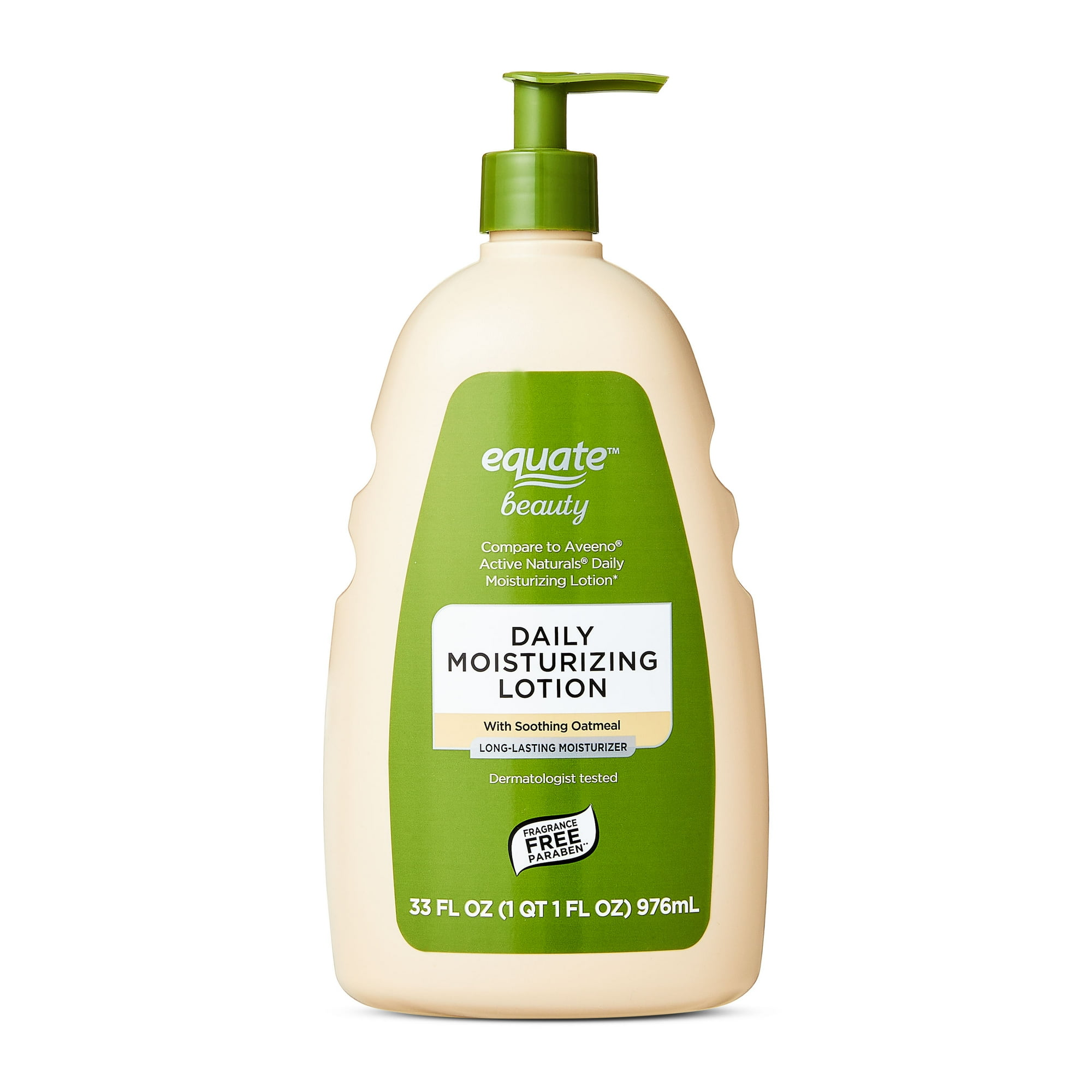 Daily Moisturizing Lotion With Soothing Oatmeal by equate - Non-toxic Body Oils, Butters + Lotions product rated STOP by Million Marker, free from BPA, phthalates, and parabens