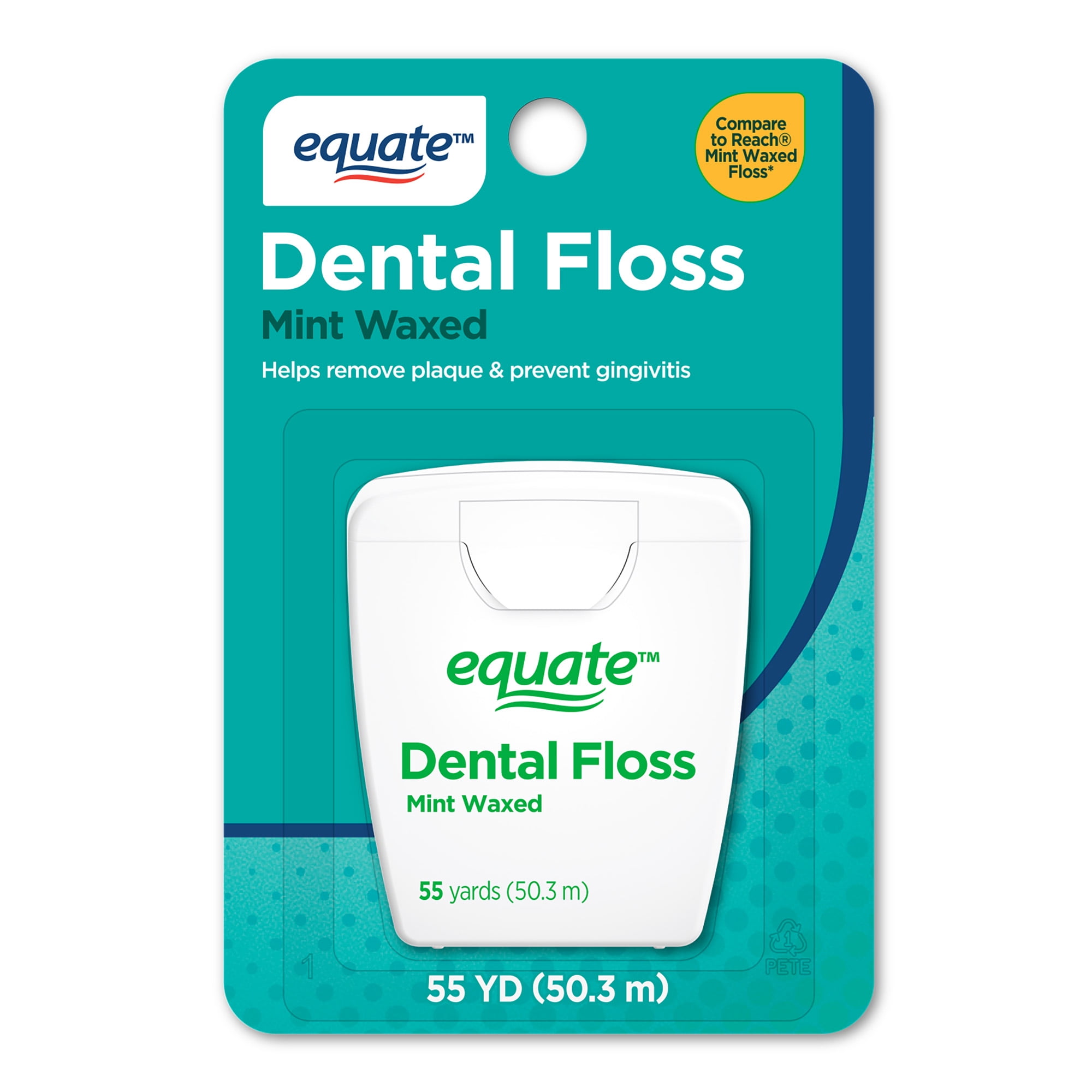 Dental Floss – Mint Waxed by equate - Non-toxic, STOP rated product free from harmful chemicals