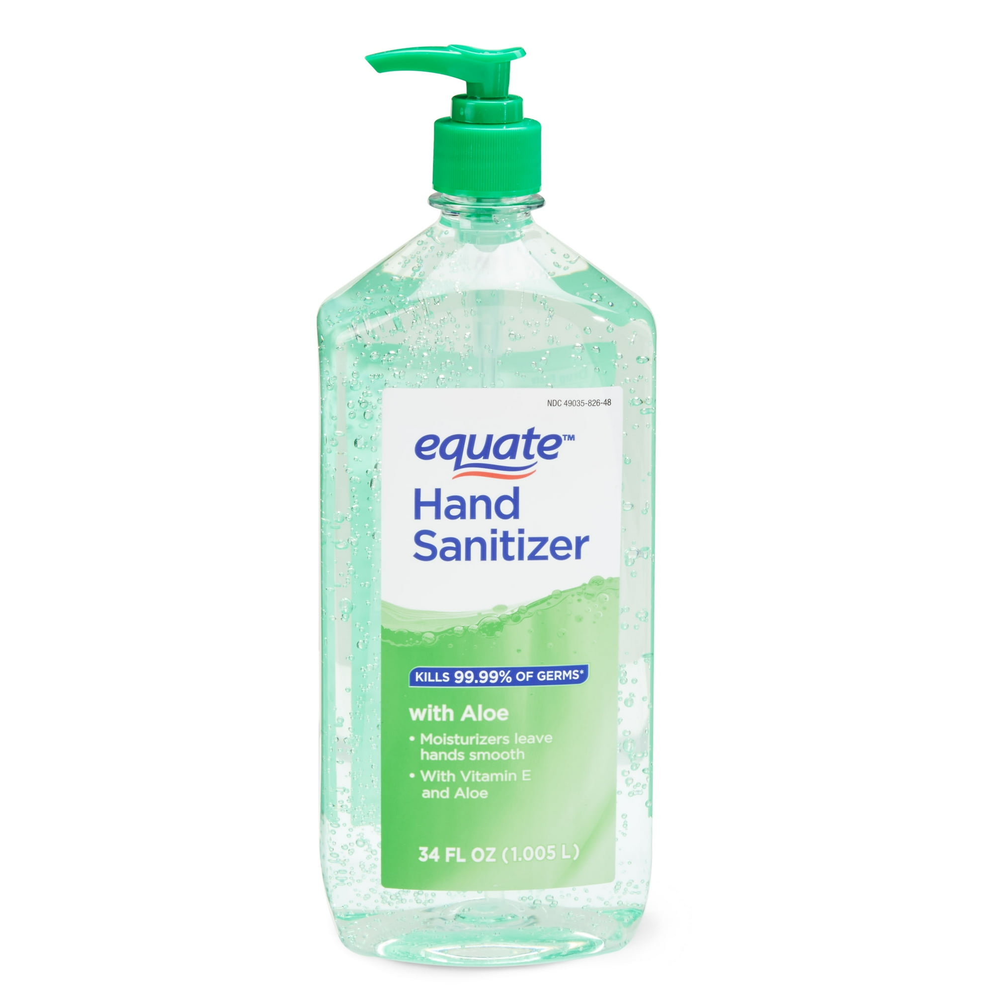 Hand Sanitizer with Aloe by equate - Non-toxic Soaps + Body Washes product rated STOP by Million Marker, free from BPA, phthalates, and parabens