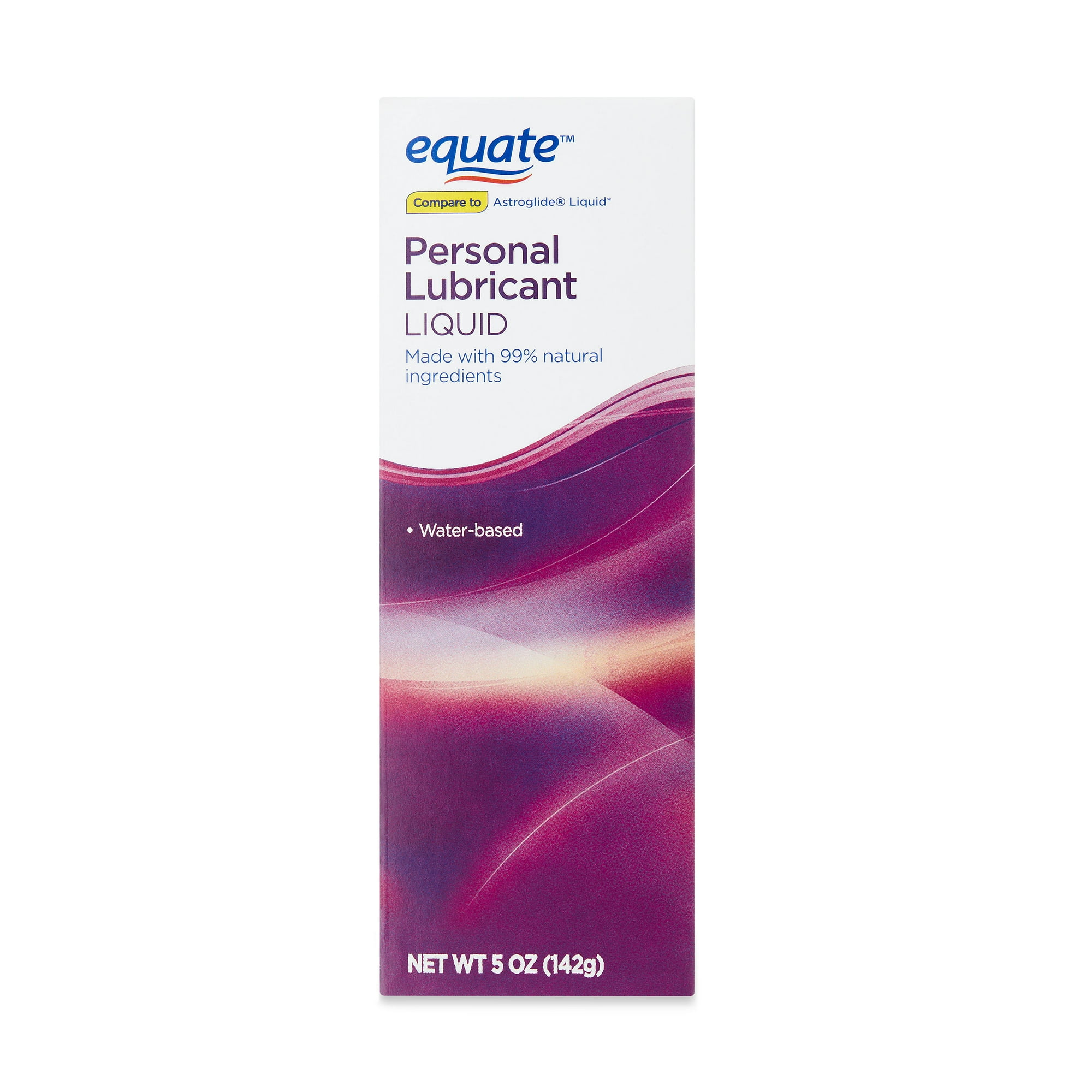 Personal Lubricant Liquid by equate - Non-toxic Intimate Care product rated SLOW by Million Marker, free from BPA, phthalates, and parabens