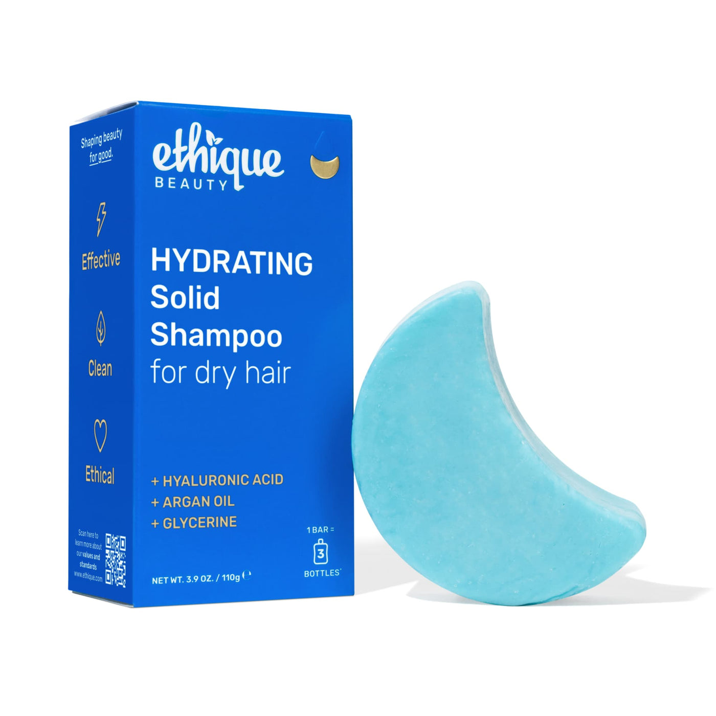 Hydrating Shampoo Bar by ethique BEAUTY - Non-toxic, SLOW rated product free from harmful chemicals