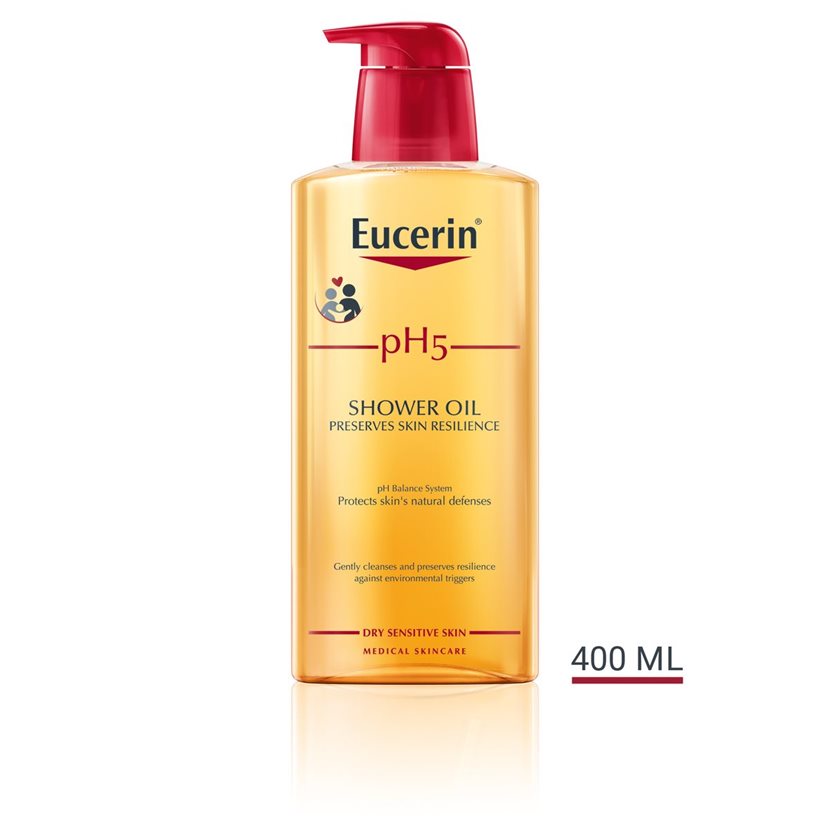 pH5 Shower Oil by Eucerin - Non-toxic Soaps + Body Washes product rated STOP by Million Marker, free from BPA, phthalates, and parabens
