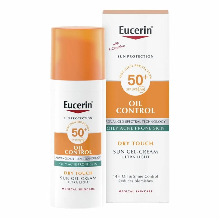 Sun Oil Control Gel-Cream SPF 50+ by Eucerin - Non-toxic, STOP rated product free from harmful chemicals