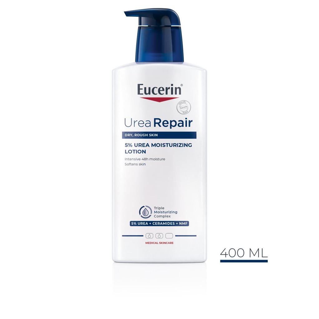 Urea Repair 5% Urea Moisturizing Lotion by Eucerin - Non-toxic, STOP rated product free from harmful chemicals