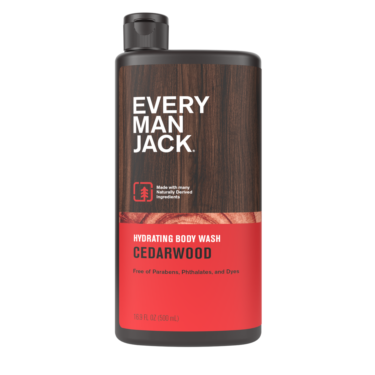 Hydrating Body Wash – Cedarwood by EVERY MAN JACK - Non-toxic, STOP rated product free from harmful chemicals
