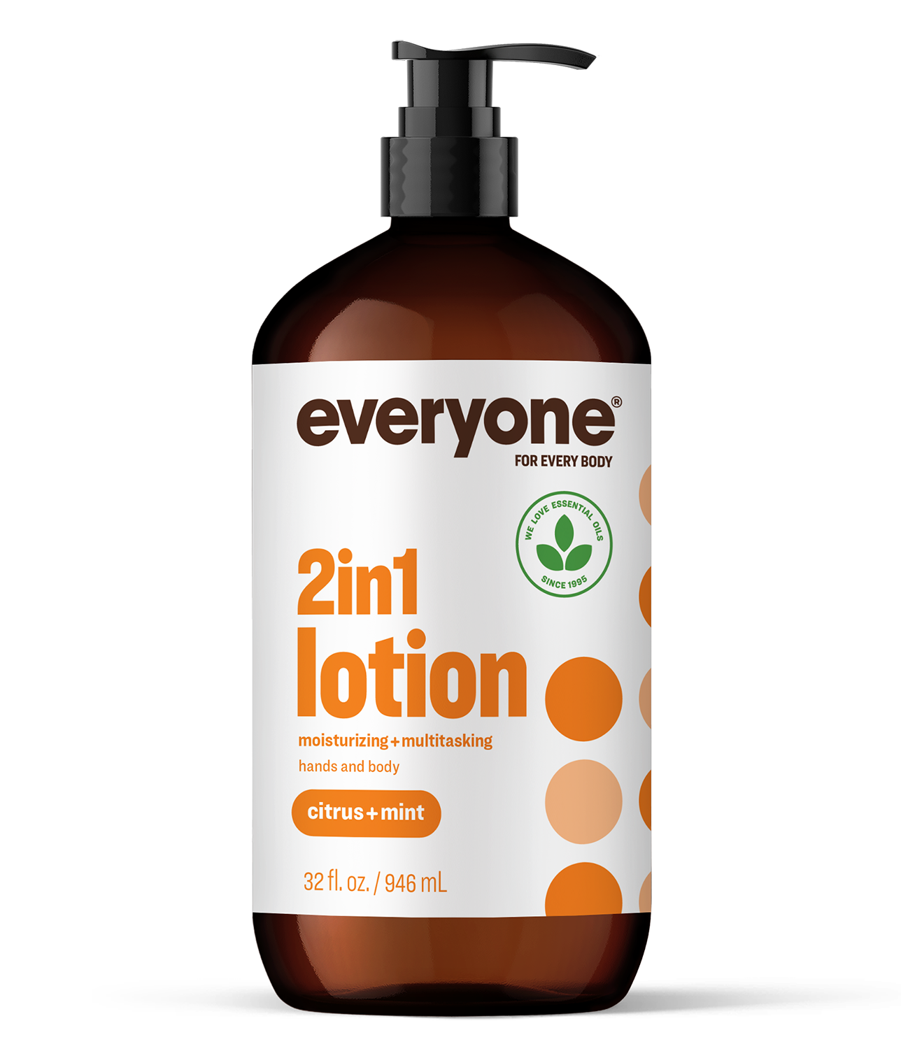 2In1 Lotion – Citrus + Mint by everyone FOR EVERY BODY - Non-toxic Body Oils, Butters + Lotions product rated SLOW by Million Marker, free from BPA, phthalates, and parabens