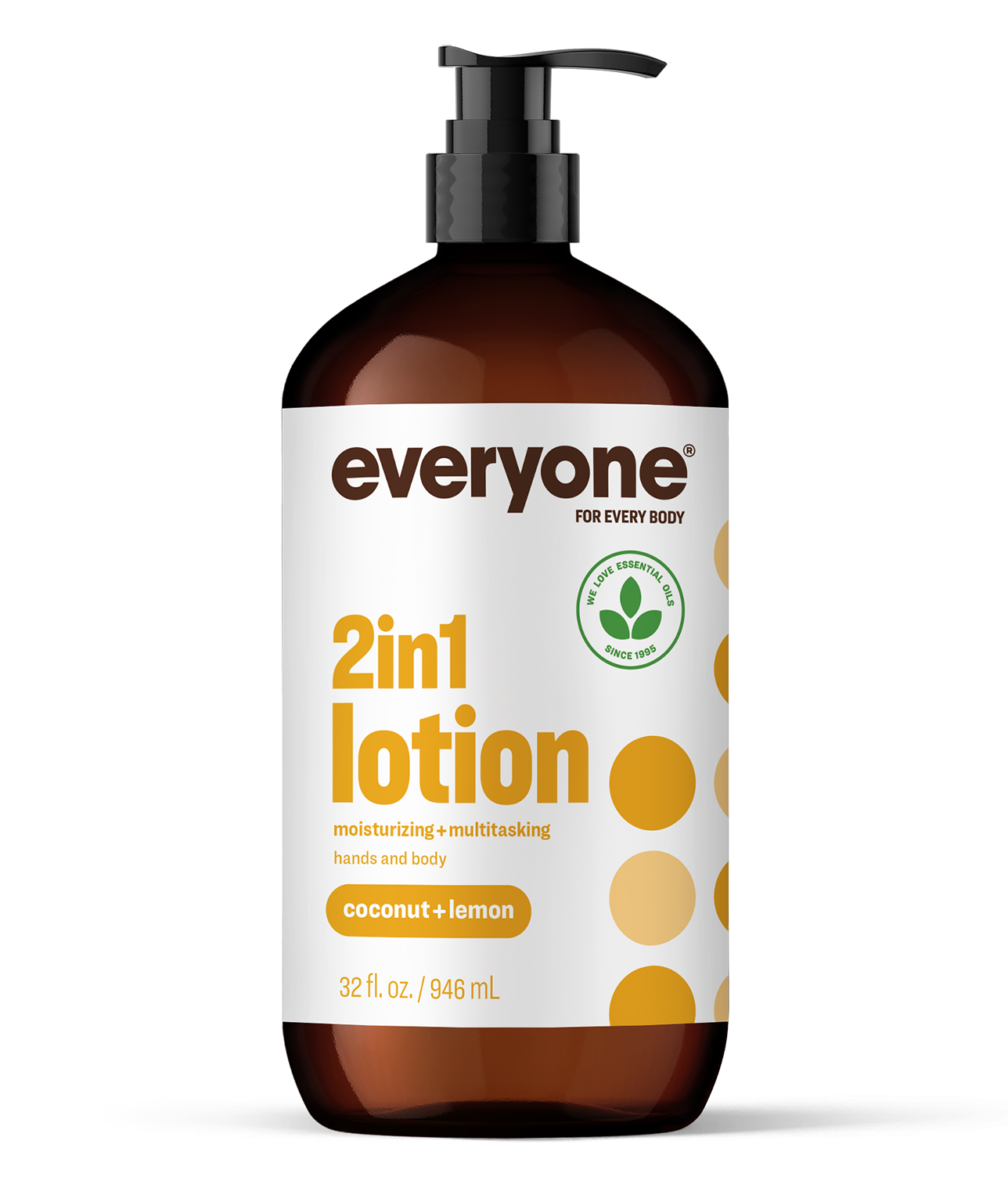 2In1 Lotion – Coconut + Lemon by everyone FOR EVERY BODY - Non-toxic Body Oils, Butters + Lotions product rated SLOW by Million Marker, free from BPA, phthalates, and parabens