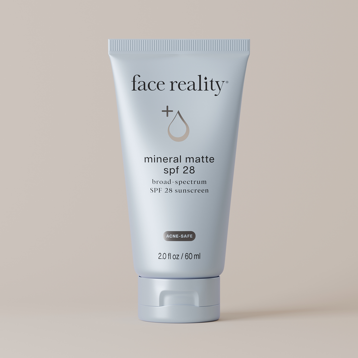 Mineral Matte SPF28 by Face Reality - Non-toxic Facial Care product rated SLOW by Million Marker, free from BPA, phthalates, and parabens