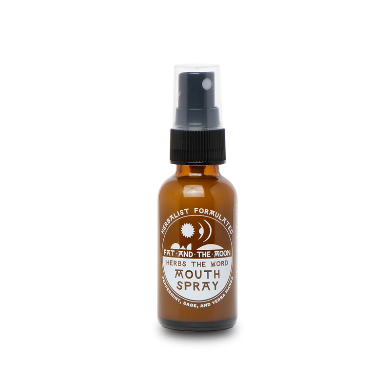 Herbs The Word Mouth Spray by FAT AND THE MOON - Non-toxic, SLOW rated product free from harmful chemicals