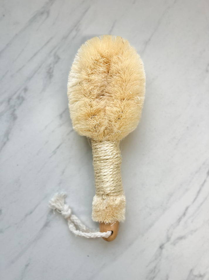 Sisal Botanical Body Brush by Fawn Lily Botanica - Non-toxic, GO rated product free from harmful chemicals