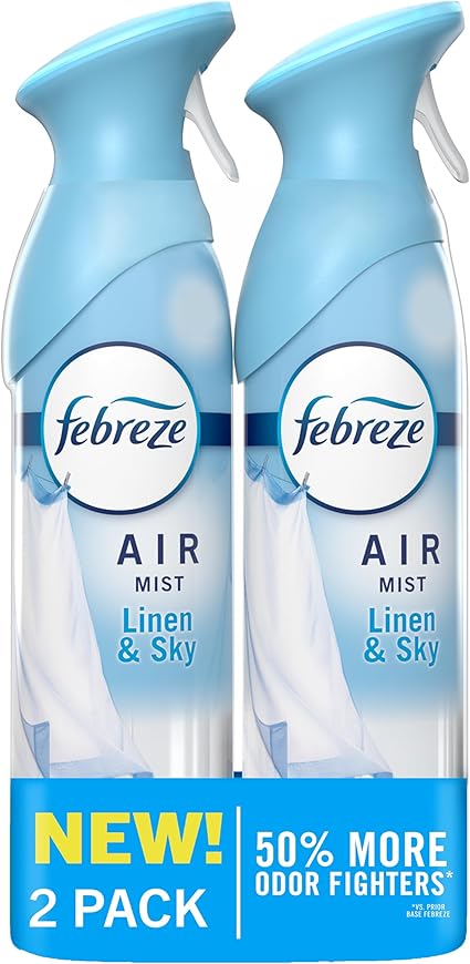 Air Mist – Linen & Sky by Febreze - Non-toxic, STOP rated product free from harmful chemicals