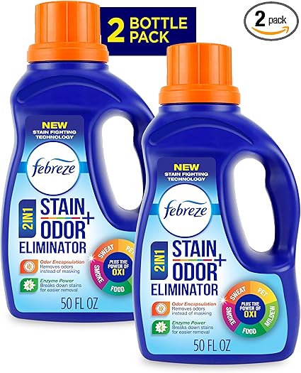 In-Wash Stain + Odor Eliminator – Fresh Scent by Febreze - Non-toxic Laundry product rated STOP by Million Marker, free from BPA, phthalates, and parabens