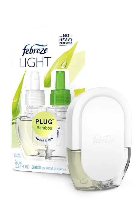 Light Plug – Bamboo by Febreze - Non-toxic Air Fresheners product rated STOP by Million Marker, free from BPA, phthalates, and parabens