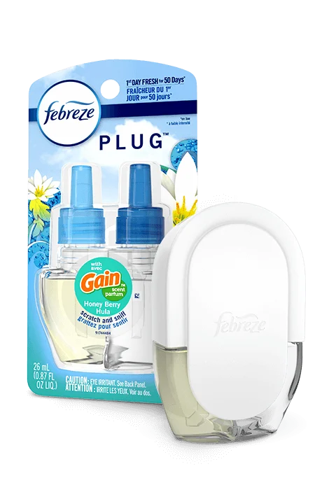 PLUG – Gain Honey Berry Hula by Febreze - Non-toxic Air Fresheners product rated STOP by Million Marker, free from BPA, phthalates, and parabens