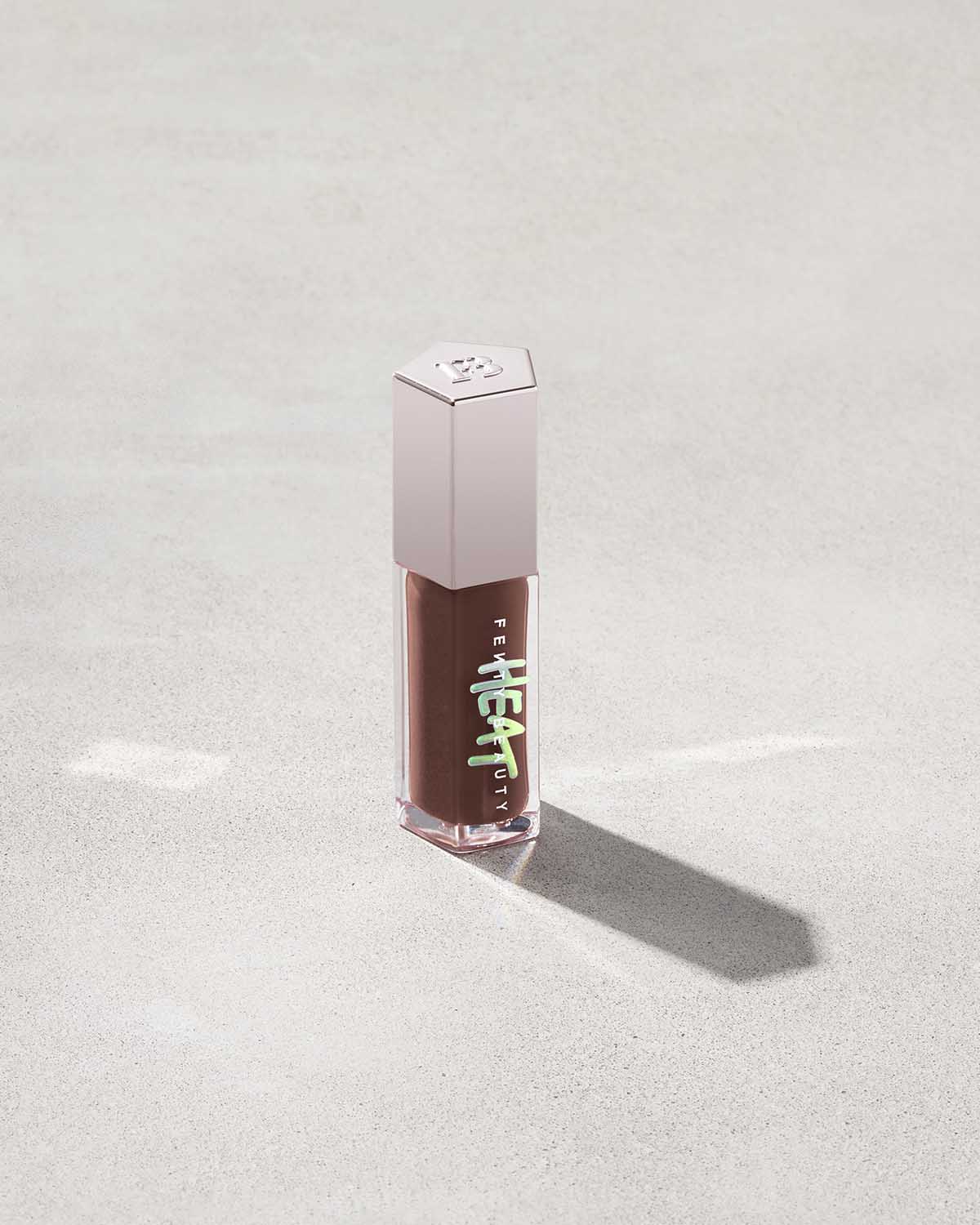 Beauty Gloss Bomb Heat Universal Lip Luminizer + Plumper - Hot Chocolit by FENTY - Non-toxic, STOP rated product free from harmful chemicals