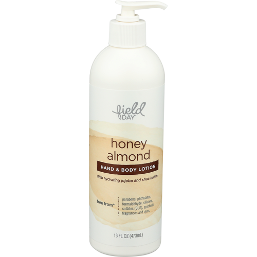 Honey Almond Hand & Body Lotion by field Day - Non-toxic, SLOW rated product free from harmful chemicals