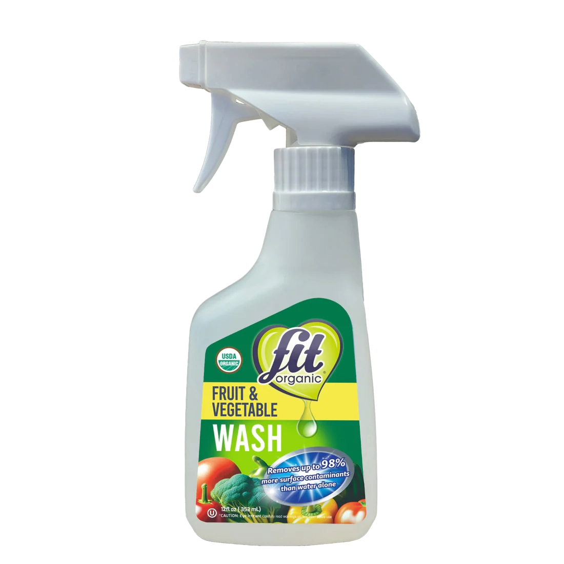 Fit Organic Produce Wash, Fruit and Vegetable Cleaner