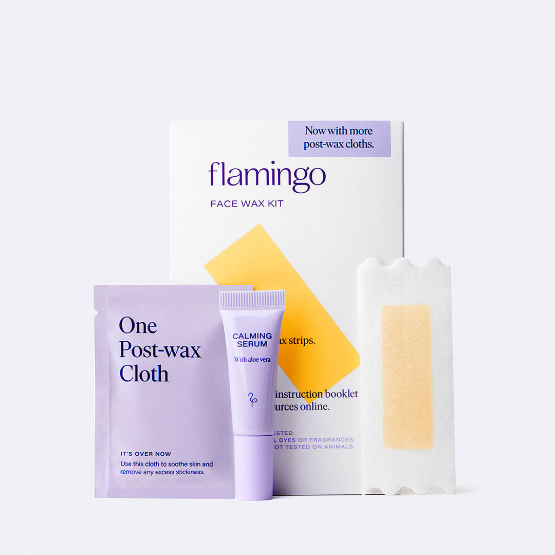 Face Wax Kit by flamingo - Non-toxic, SLOW rated product free from harmful chemicals
