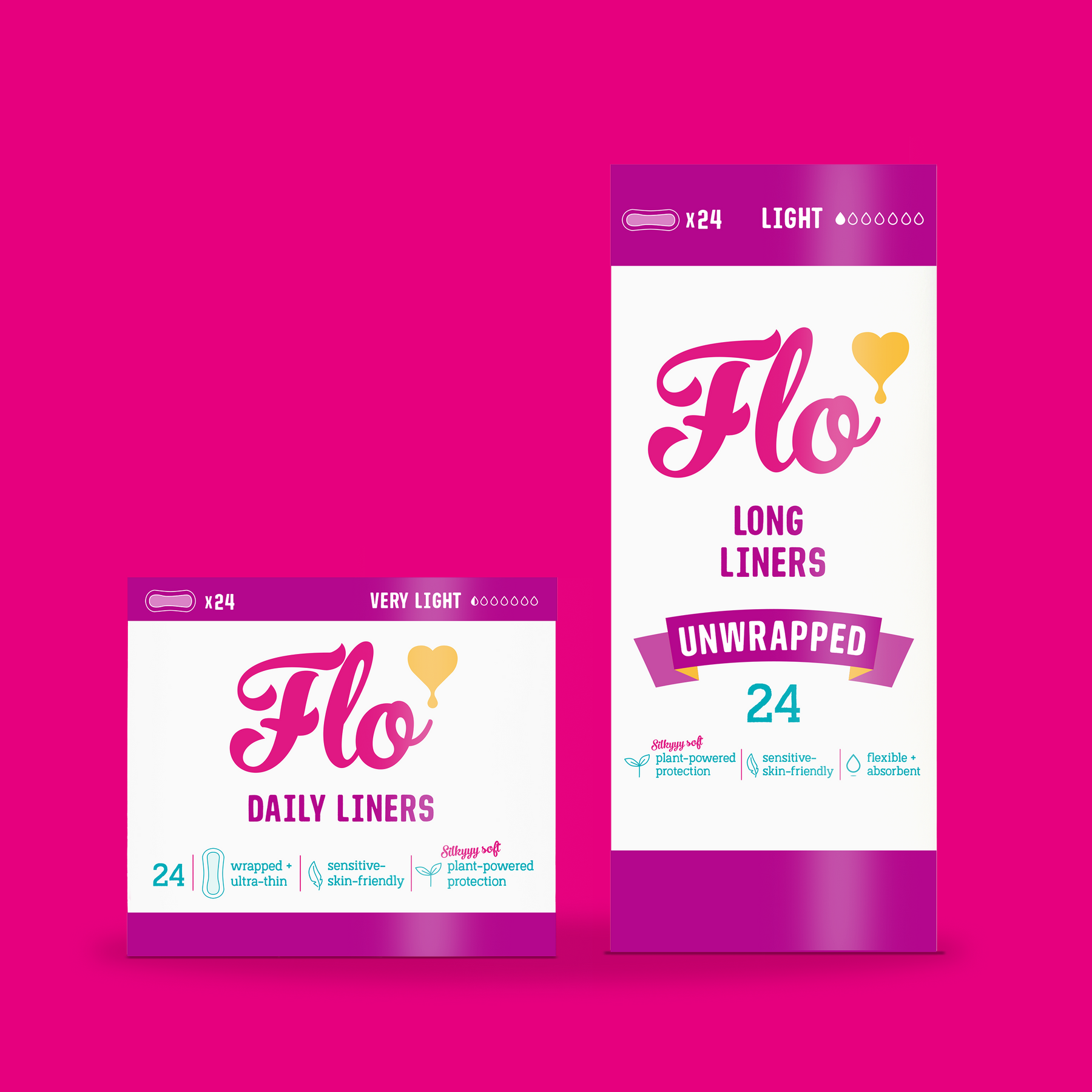 Bamboo Panty Liners by Flo - Non-toxic, SLOW rated product free from harmful chemicals