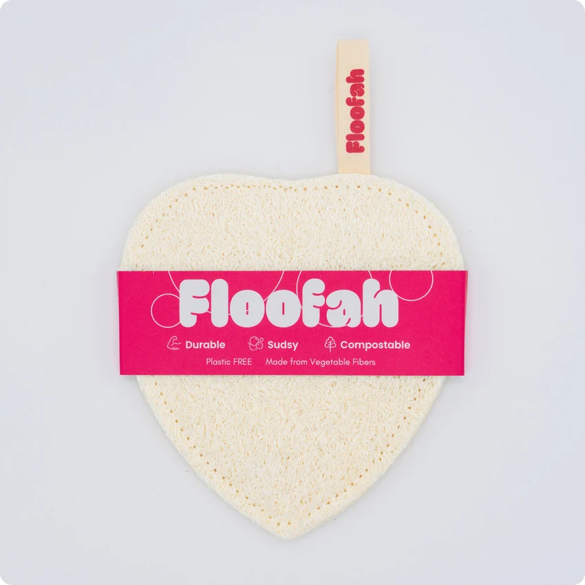 Exfoliating Shower Loofah by Floofah - Non-toxic Sponges, Loofahs + Physical Exfoliators product rated GO by Million Marker, free from BPA, phthalates, and parabens