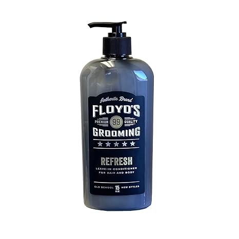 Grooming Refresh Leave-In Conditioner For Hair And Body by FLOYD'S 99 - Non-toxic Hair Styling + Treatment product rated STOP by Million Marker, free from BPA, phthalates, and parabens