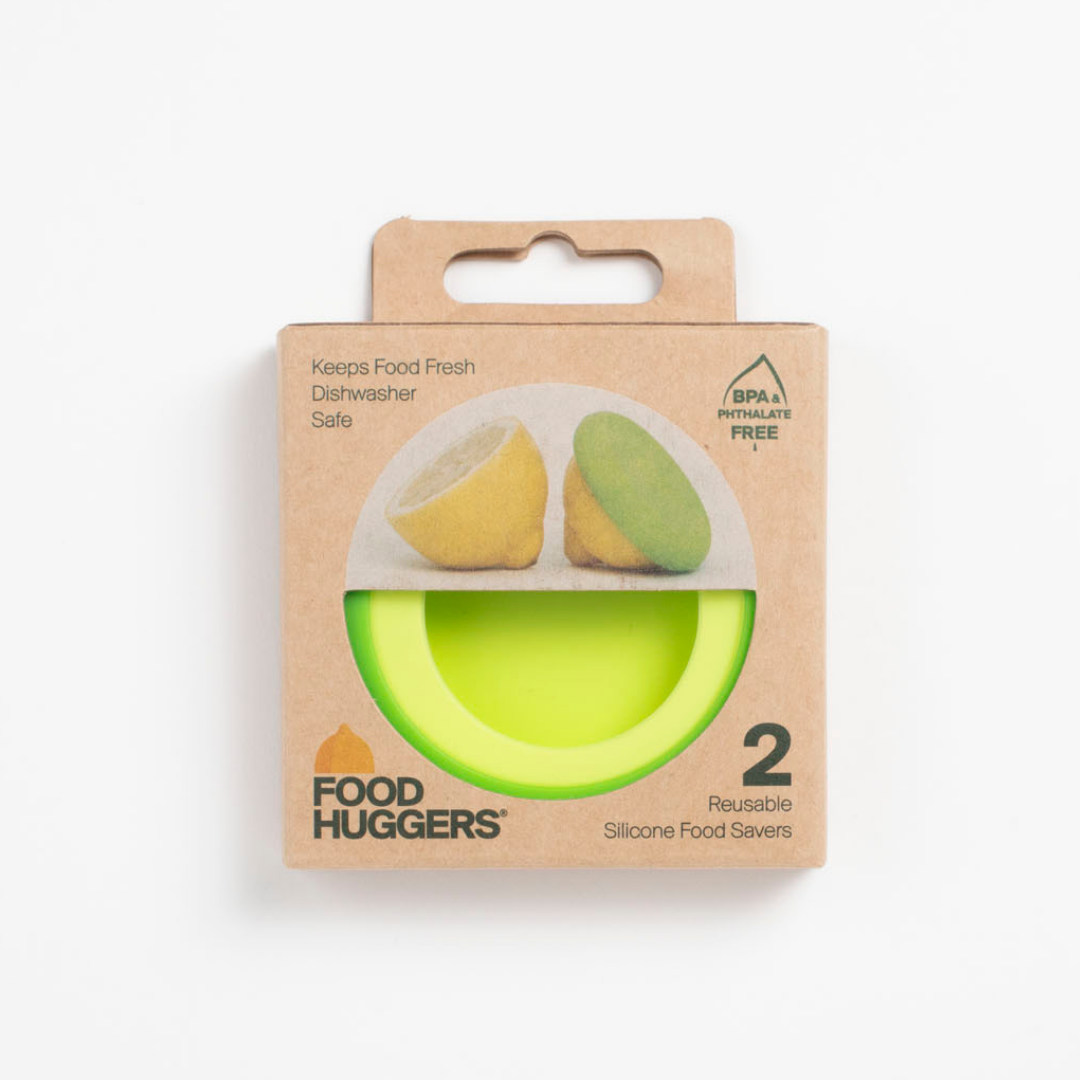 Reusable Silicone Citrus Savers by Food Huggers - Non-toxic, SLOW rated product free from harmful chemicals