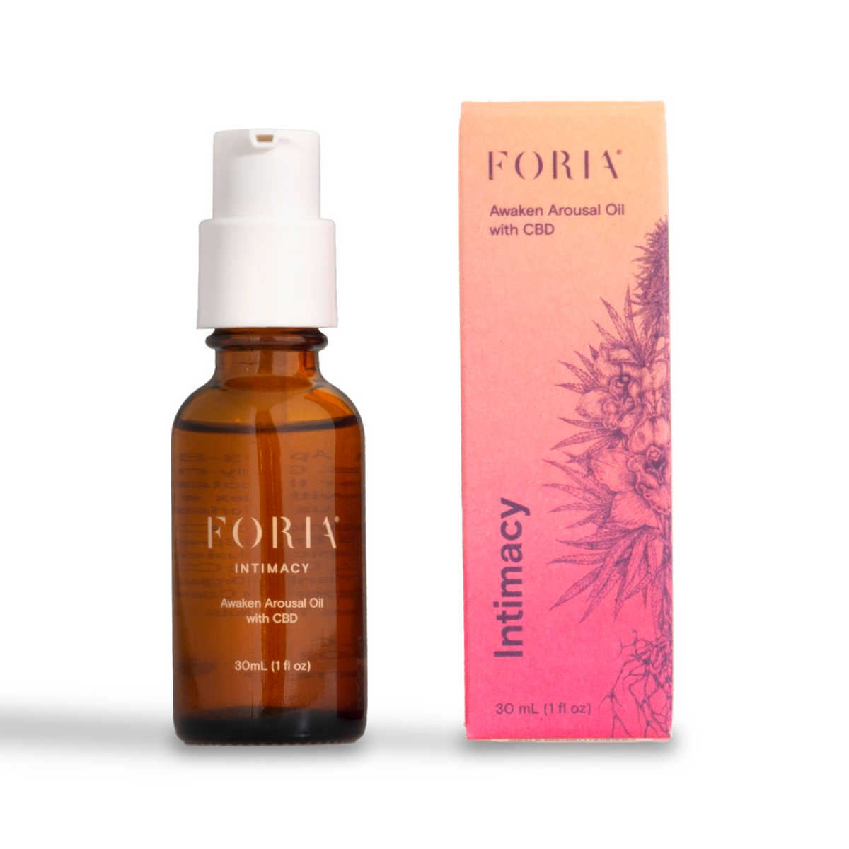 Awaken Arousal Oil by FORIA - Non-toxic Intimate Care product rated SLOW by Million Marker, free from BPA, phthalates, and parabens