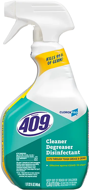Cleaner Degreaser Disinfectant by Formula 409 - Non-toxic, STOP rated product free from harmful chemicals