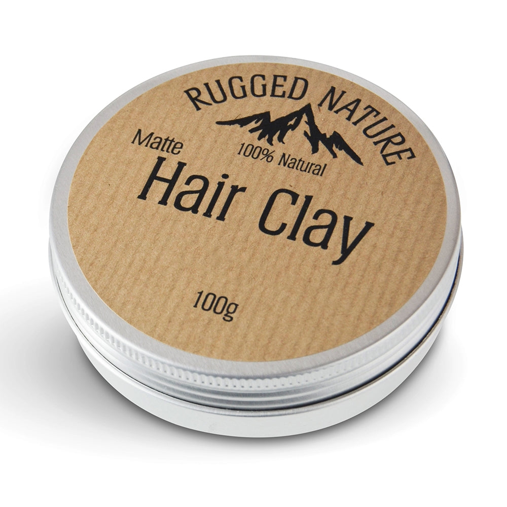 Rugged Nature Matte Hair Clay by Friendly Turtle - Non-toxic, SLOW rated product free from harmful chemicals