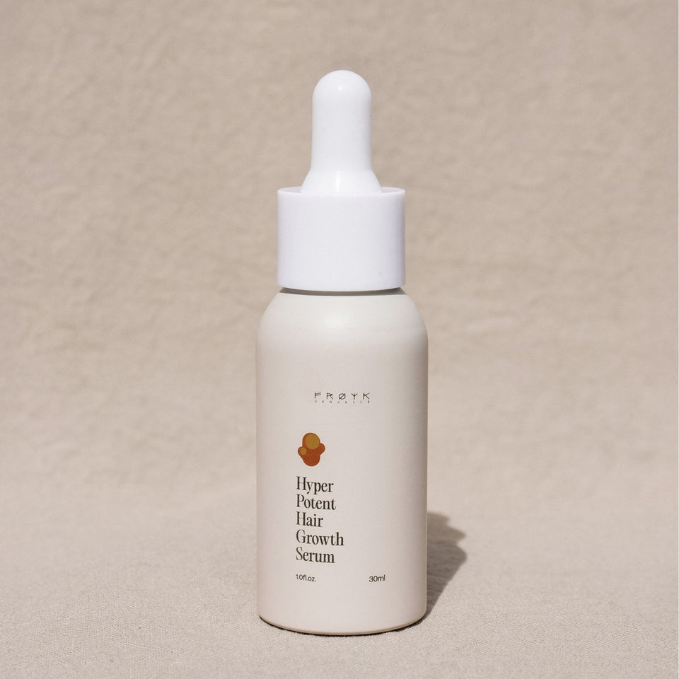 Hyper Potent Hair Growth Serum by FROYA - Non-toxic Hair Styling + Treatment product rated SLOW by Million Marker, free from BPA, phthalates, and parabens