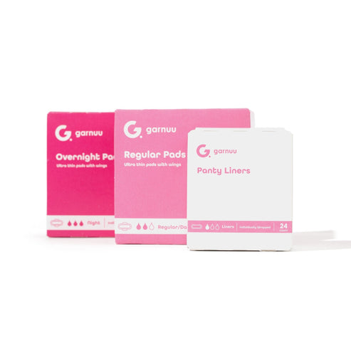 ORGANIC Pads by G. garnuu - Non-toxic Period Care product rated SLOW by Million Marker, free from BPA, phthalates, and parabens